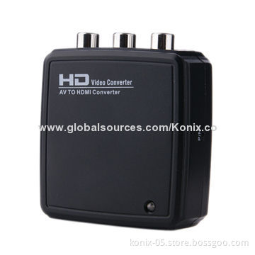 Portable video converter convert HDMI to AV